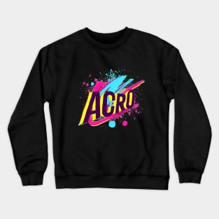 Acro Yoga, Acro Poses ,Aerial Fitness Dance,Acro Rainbow Crewneck Sweatshirt